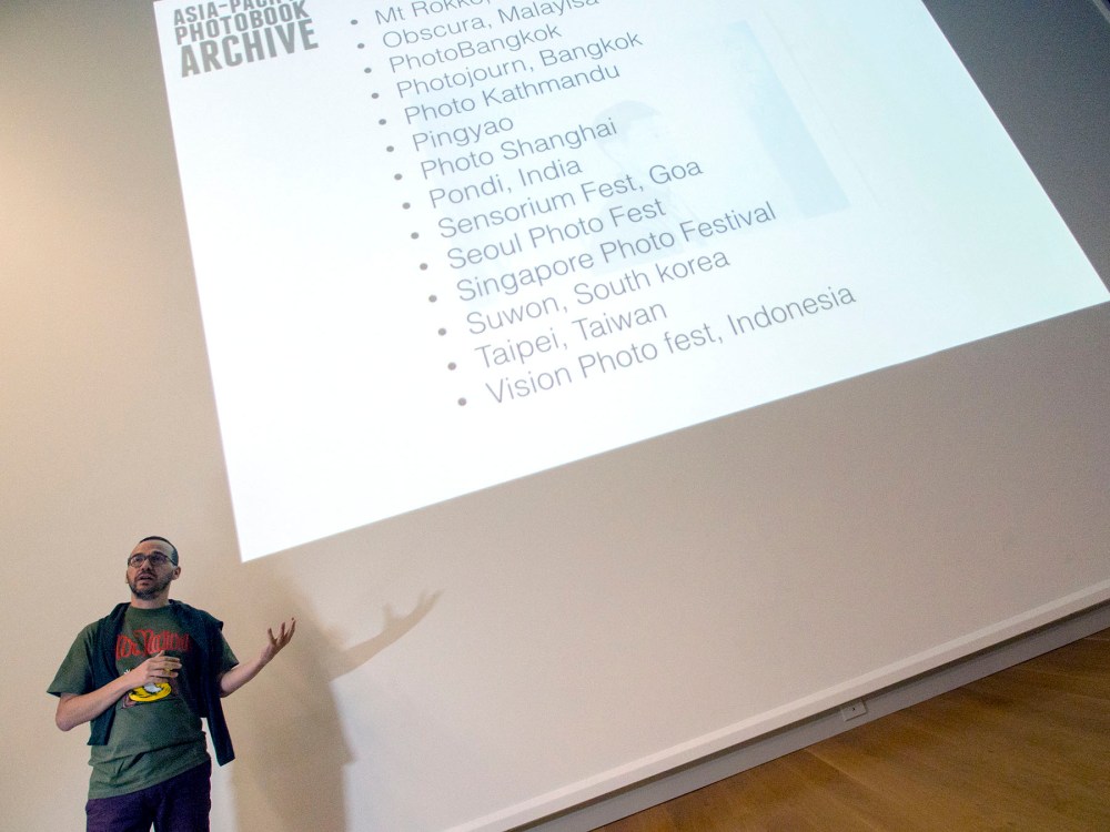 Daniel Boetker-Smith presenting his APPA talk