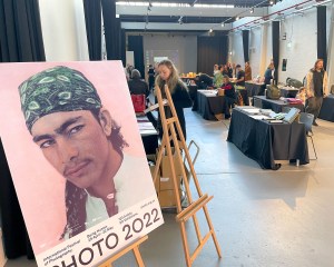 At the photobook Market PHOTO: Mike Reed