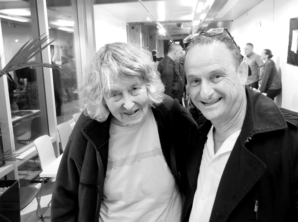 Ans Westra + Simon Woolf at Photobook NZ in 2016 PHOTP: Doug Spowart